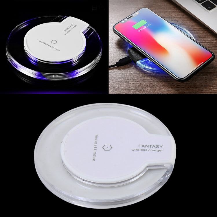 Safety Wireless and Limitless QI-standard Wireless Charger Fast Charging Charger with Micro USB Cable - Wireless Charger Receiver by buy2fix | Online Shopping UK | buy2fix