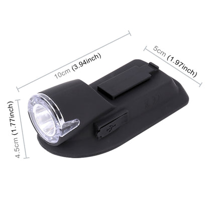 3W 240LM USB Solar Energy Motorcycle / Bicycle Front Light (Black) - Headlights by buy2fix | Online Shopping UK | buy2fix