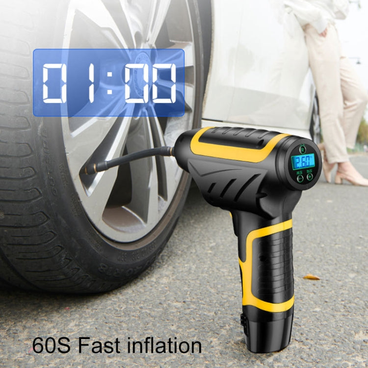 220V 120W 10A USB Portable Intelligent Digital Display Electric Air Pump Tire Inflator Car Electric Air Compressor Car Tire Pump Inflatable Pump - In Car by buy2fix | Online Shopping UK | buy2fix