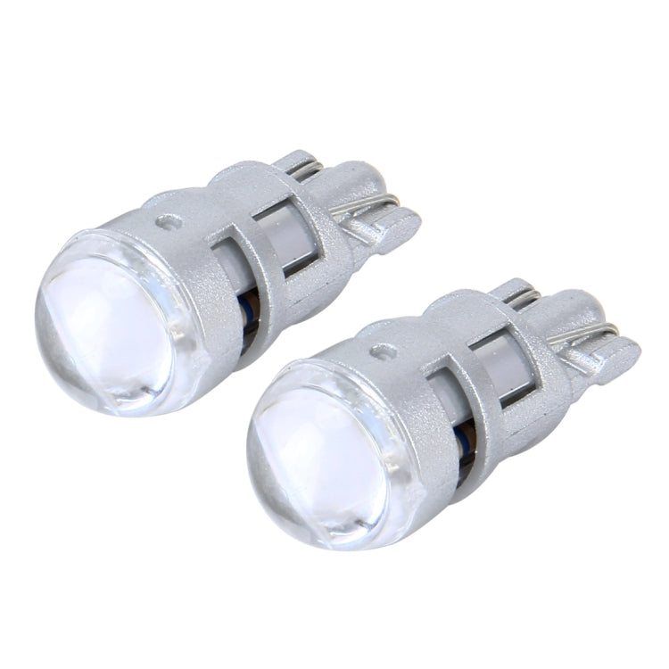 10 PCS T10 1W 50LM Car Clearance Light with SMD-3030 Lamp, DC 12V(Ice Blue Light) - Clearance Lights by buy2fix | Online Shopping UK | buy2fix