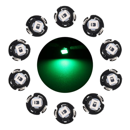 10 PCS 0.5W T3 Instrument Panel LED Light Dashboard Indicator Lamp Bulb (Green Light) - In Car by buy2fix | Online Shopping UK | buy2fix