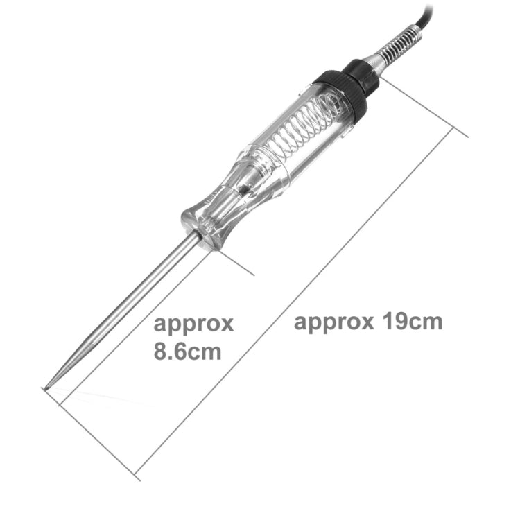 1M Car Voltage Circuit Tester for 6-24V DC Long Systems Probe Continuity Test Light - In Car by buy2fix | Online Shopping UK | buy2fix