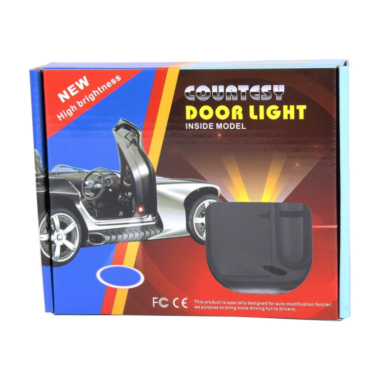 2 PCS LED Ghost Shadow Light, Car Door LED Laser Welcome Decorative Light, Display Logo for KIA K2 Car Brand(Black) - Door Lights by buy2fix | Online Shopping UK | buy2fix