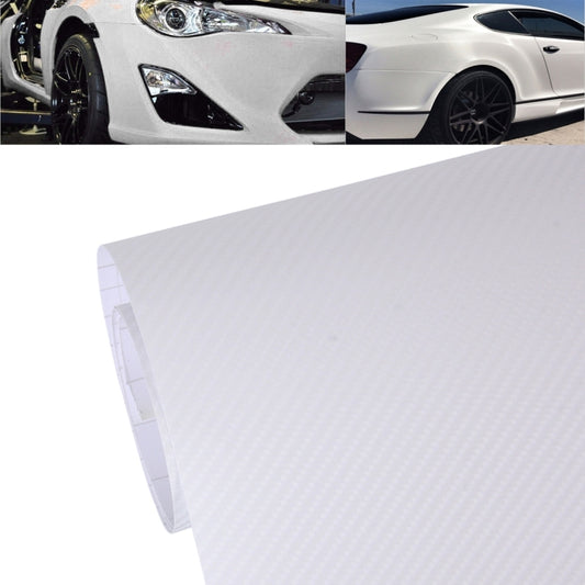 1.52m × 0.5m 4D Deep Blue Gloss Carbon Fiber Vinyl Wrap Car Sticker Decal Bubble Free Air Release(White) - Auto Film by buy2fix | Online Shopping UK | buy2fix