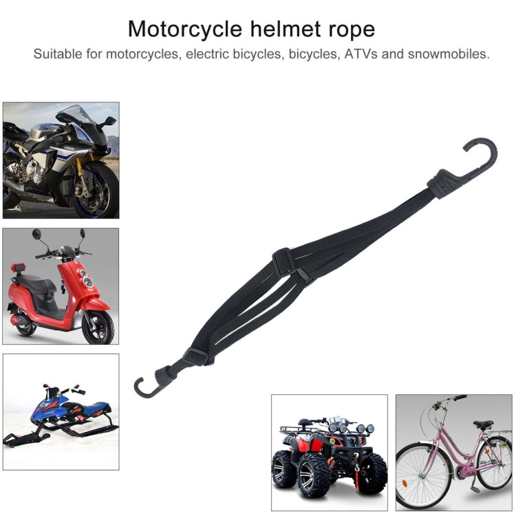 Motorcycle Elastic Fix Helmet Rope with 2 Hooks, Length: 60cm - Others by buy2fix | Online Shopping UK | buy2fix