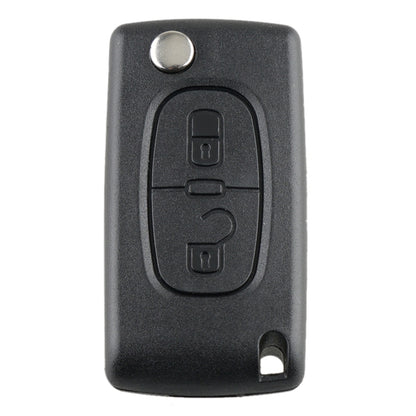 For PEUGEOT 2 Buttons Intelligent Remote Control Car Key with PCF7961 Integrated Chip & Battery & Holder & Slotted Key Blade & ASK Signal, Frequency: 433MHz - In Car by buy2fix | Online Shopping UK | buy2fix