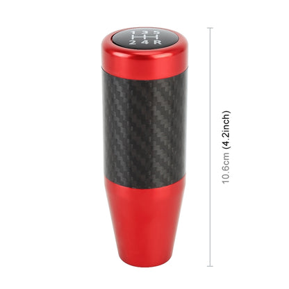 Universal Car Carbon Fiber Pattern Gear Head Gear Shift Knob (Red) - Shift Knob by buy2fix | Online Shopping UK | buy2fix