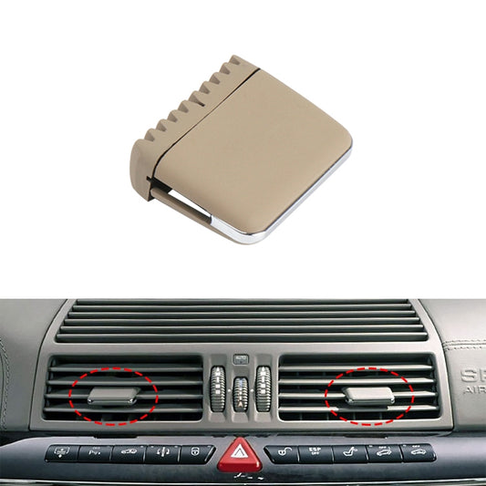 Car Left and Right Side Air Conditioning Exhaust Switch Paddle for Mercedes-Benz S Class W220 1998-2005, Left Driving (Beige) - In Car by buy2fix | Online Shopping UK | buy2fix