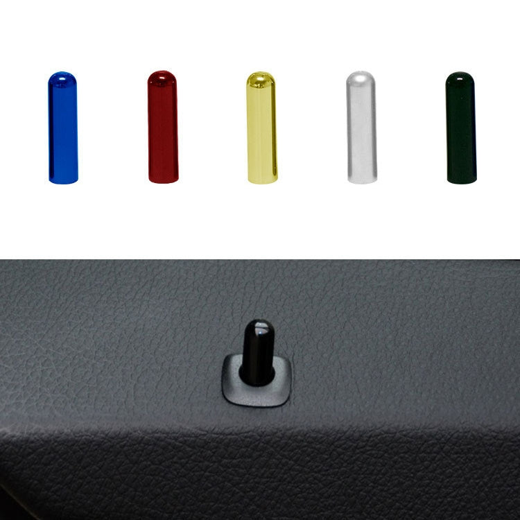 4 in 1 Car Door Latch Pin Door Screw Knob Cap Cover Trim for BMW F10, Left Driving (Blue) - In Car by buy2fix | Online Shopping UK | buy2fix