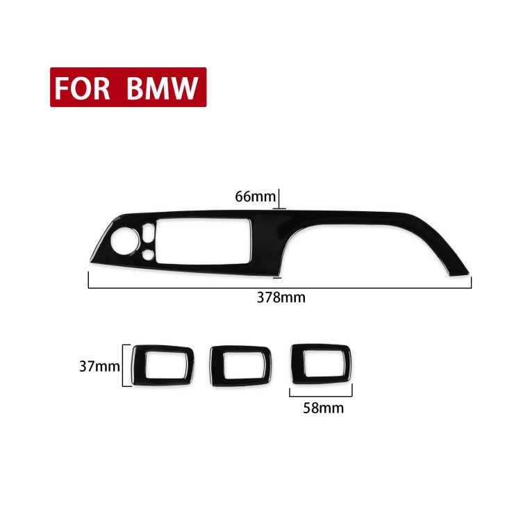 For BMW 3 Series E90/320i/325i 2005-2012 Car Left Drive Window Lifting Panel with Folding Key Decorative Sticker, Diameter: 37.8cm - In Car by buy2fix | Online Shopping UK | buy2fix