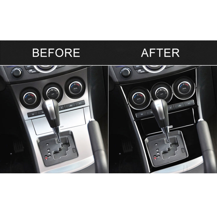 For Mazda 3 Axela 2010-2013 4 in 1 Car AC Gear Frame Set A Decorative Sticker, Left Drive - In Car by buy2fix | Online Shopping UK | buy2fix