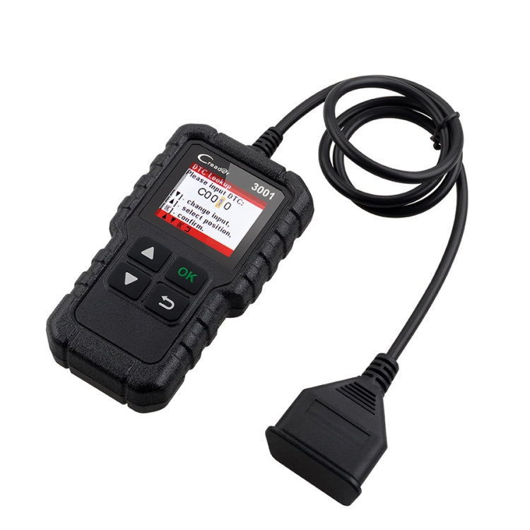 Launch Creader CR3001 Car Color Screen Code Reader OBD2 Fault Detector Diagnostic Tool - In Car by buy2fix | Online Shopping UK | buy2fix