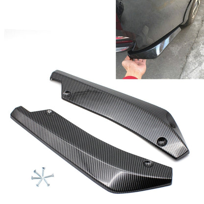 XH-6134 Carbon Texture Car Universal Modified Rear Spoiler Anti-collision Protector Bar Strip Guard Sticker - Anti Collision Sticker by buy2fix | Online Shopping UK | buy2fix