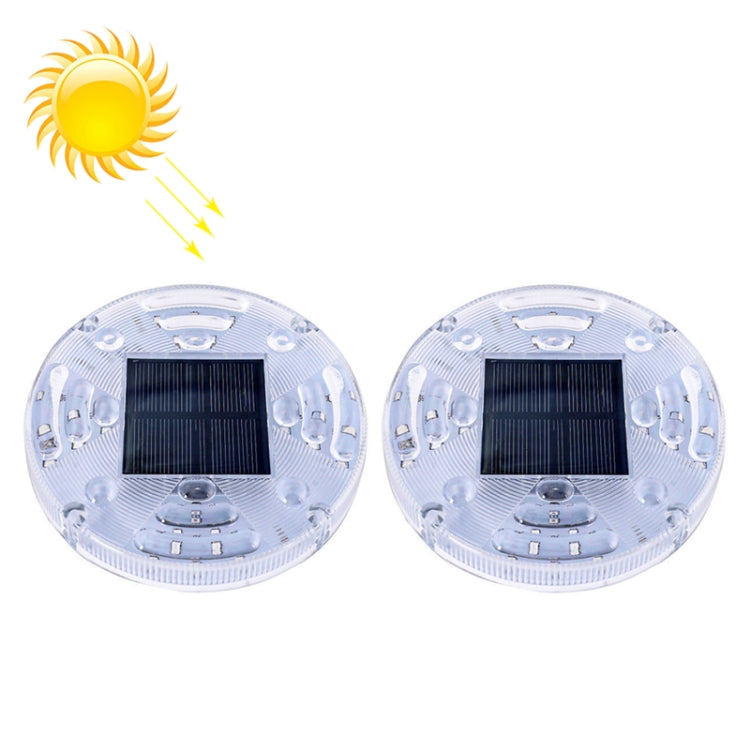 2 PCS Solar LED Flashing Light Car Rear-end Collision Warning Lights, Strong Magnetic Constantly Bright Version - In Car by buy2fix | Online Shopping UK | buy2fix