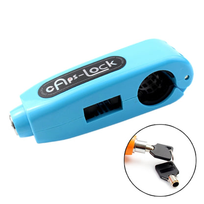 Motorcycles Handle Anti-theft Lock Horn Lock (Blue) - In Car by buy2fix | Online Shopping UK | buy2fix