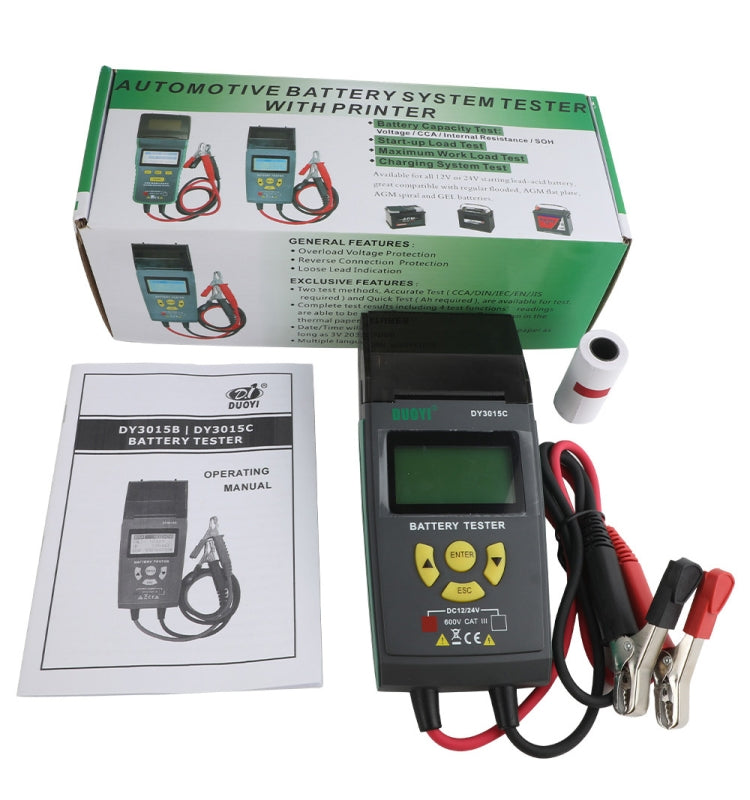 DUOYI DY3015C Car 24V Battery Tester - Electronic Test by DUOYI | Online Shopping UK | buy2fix