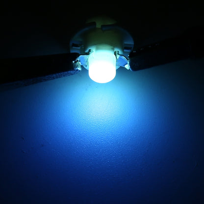 10 PCS B8.4 0.2W DC12V Wedge Instrument Panel COB LED Light Dashboard Gauge Cluster Indicator Lamp Bulb (Ice Blue Light) - In Car by buy2fix | Online Shopping UK | buy2fix