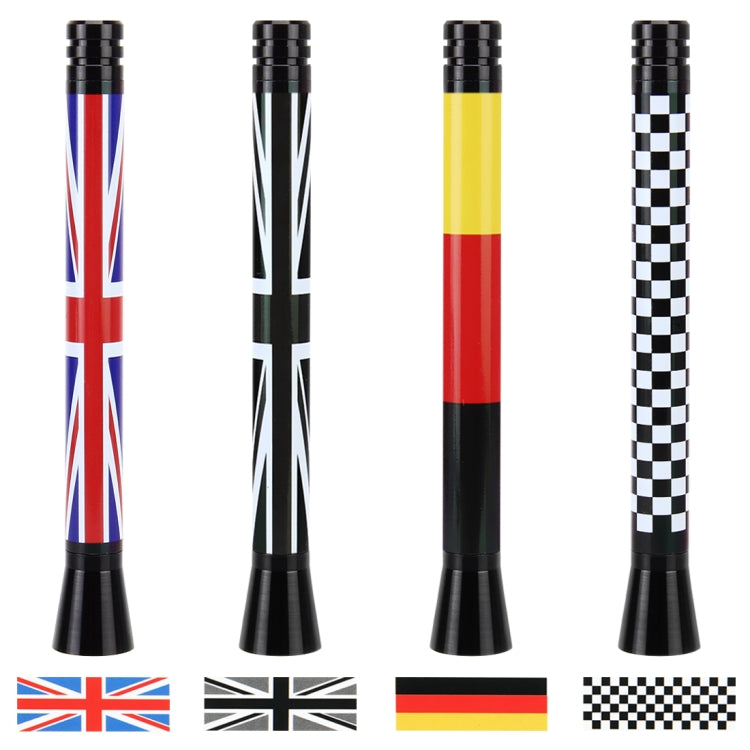 Long Universal Flag of Germany Pattern Car Antenna Aerial 10.5cm -  by buy2fix | Online Shopping UK | buy2fix