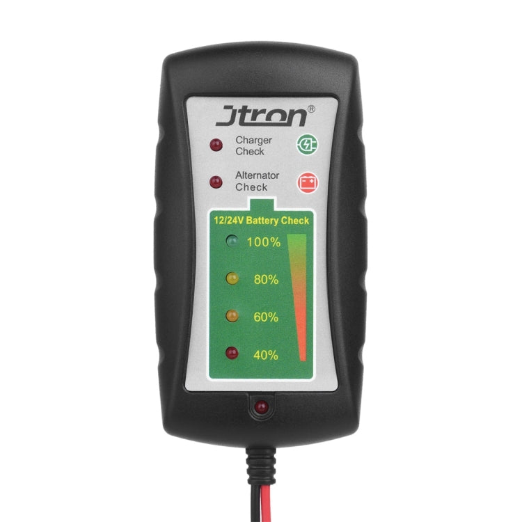 12 / 24V DC Car Battery Clip Tester LED Alternator Diagnostic Tester for Cars Motorcycles Trucks Battery Check - In Car by buy2fix | Online Shopping UK | buy2fix