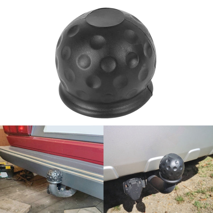 Car Truck Tow Ball Cover Cap Towing Hitch Trailer Towball Protection - In Car by buy2fix | Online Shopping UK | buy2fix