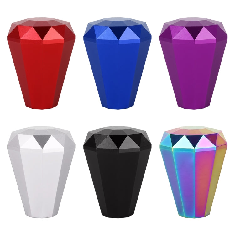 Universal Car Colorful Diamond Shape Metal Gear Shift Knob - In Car by buy2fix | Online Shopping UK | buy2fix