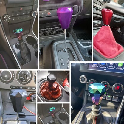 Universal Car Colorful Diamond Shape Metal Gear Shift Knob - In Car by buy2fix | Online Shopping UK | buy2fix