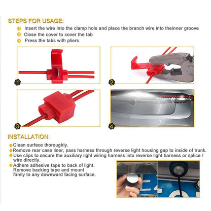 Car LED Super Bright Eagle Eye Reversing Light DC12V / 5W / 6000K / 650LM with Decoding - In Car by buy2fix | Online Shopping UK | buy2fix