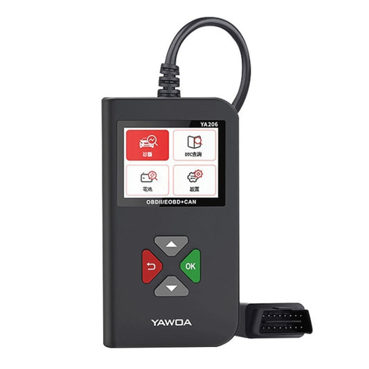 YA206 Car Code Reader OBD2 Fault Detector Diagnostic Tool - In Car by buy2fix | Online Shopping UK | buy2fix