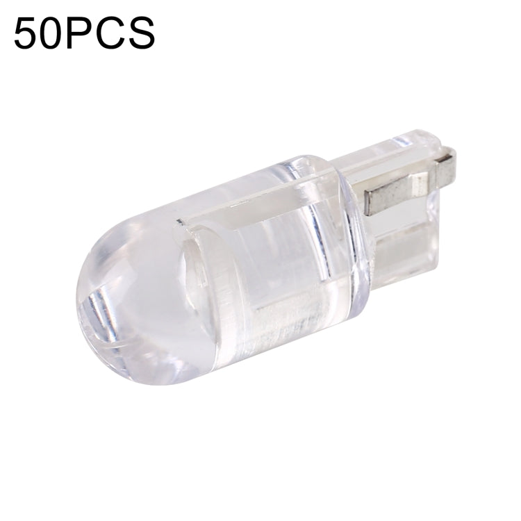 50pcs T10 DC24V / 0.36W / 0.03A Car Clearance Light COB Lamp Beads (Blue Light) - In Car by buy2fix | Online Shopping UK | buy2fix