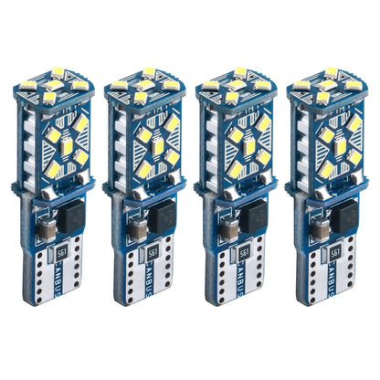 4pcs T10 DC12V /  2.52W / 0.21A / 900LM Car Clearance Light with Decoding - In Car by buy2fix | Online Shopping UK | buy2fix