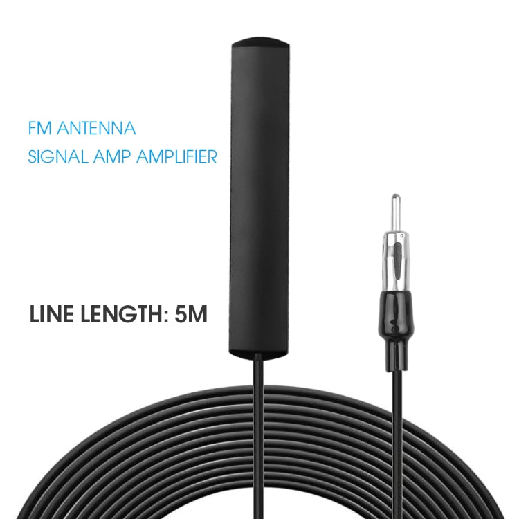 ANT-309 Car Electronic Stereo FM Radio Amplifier Antenna Aerial Hidden Amplifier Antenna Signal Booster, Length: 5m - In Car by buy2fix | Online Shopping UK | buy2fix