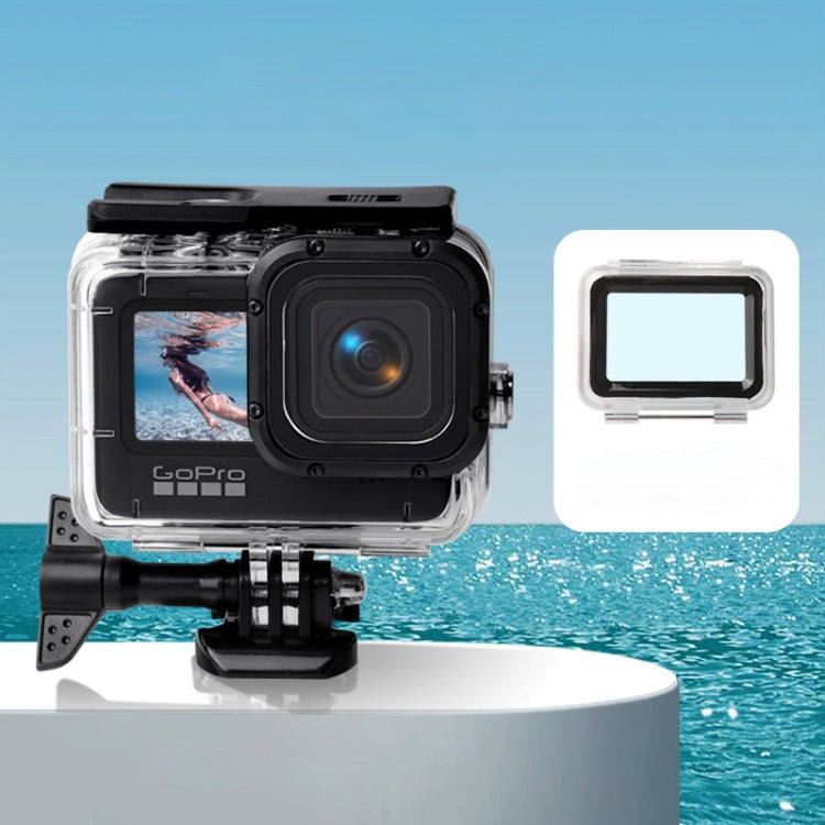 Waterproof Case + Touch Back Cover for GoPro HERO10 Black / HERO9 Black - DJI & GoPro Accessories by buy2fix | Online Shopping UK | buy2fix