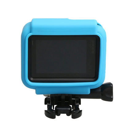 Original for GoPro HERO5 Silicone Border Frame Mount Housing Protective Case Cover Shell(Blue) - DJI & GoPro Accessories by buy2fix | Online Shopping UK | buy2fix