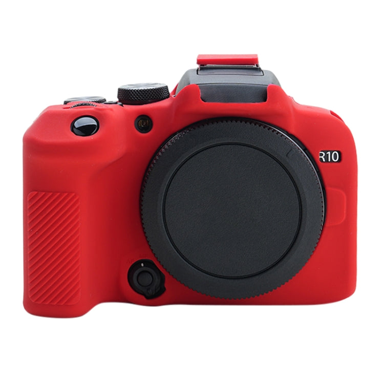 For Canon EOS R10 Soft Silicone Protective Case (Red) - Camera Accessories by buy2fix | Online Shopping UK | buy2fix