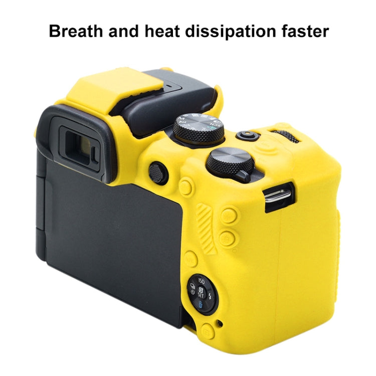 For Canon EOS R10 Soft Silicone Protective Case (Yellow) - Camera Accessories by buy2fix | Online Shopping UK | buy2fix