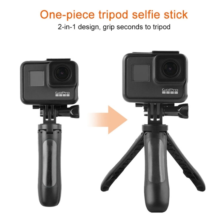 GP446 Multifunctional Mini Fixed Tripod for GoPro Hero11 Black / HERO10 Black /9 Black /8 Black /7 /6 /5 /5 Session /4 Session /4 /3+ /3 /2 /1, DJI Osmo Action and Other Action Cameras(Black) - DJI & GoPro Accessories by buy2fix | Online Shopping UK | buy2fix