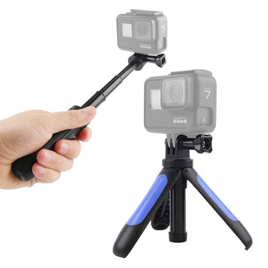 GP446 Multifunctional Mini Fixed Tripod for GoPro Hero11 Black / HERO10 Black /9 Black /8 Black /7 /6 /5 /5 Session /4 Session /4 /3+ /3 /2 /1, DJI Osmo Action and Other Action Cameras(Blue) - DJI & GoPro Accessories by buy2fix | Online Shopping UK | buy2fix