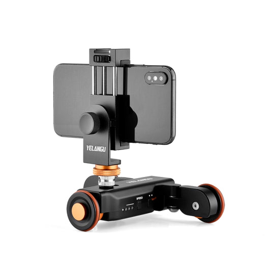 YELANGU L4X Camera Wheel Dolly + PC03 Phone Clamp with Remote, Load: 3kg - Camera Dolly by YELANGU | Online Shopping UK | buy2fix