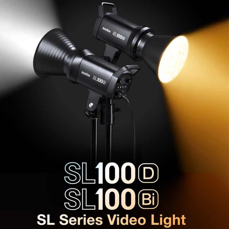 Godox SL100BI 100W 2800-6500K LED Light Studio Continuous Photo Video Light(UK Plug) - Camera Accessories by Godox | Online Shopping UK | buy2fix