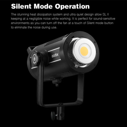 Godox SL200II 200W 5600K Daylight-balanced LED Light Studio Continuous Photo Video Light(US Plug) - Camera Accessories by Godox | Online Shopping UK | buy2fix