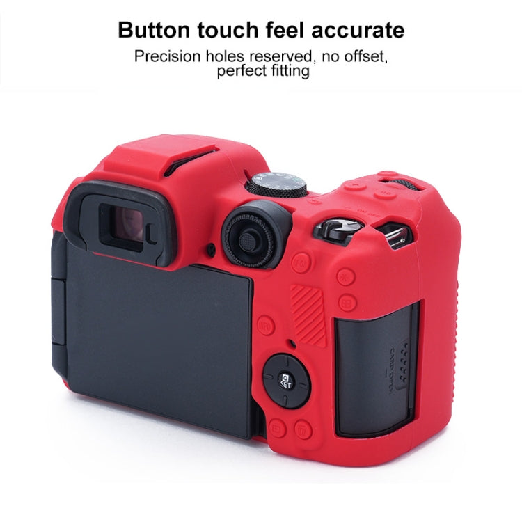 For Canon EOS R7 Soft Silicone Protective Case (Red) - Camera Accessories by buy2fix | Online Shopping UK | buy2fix