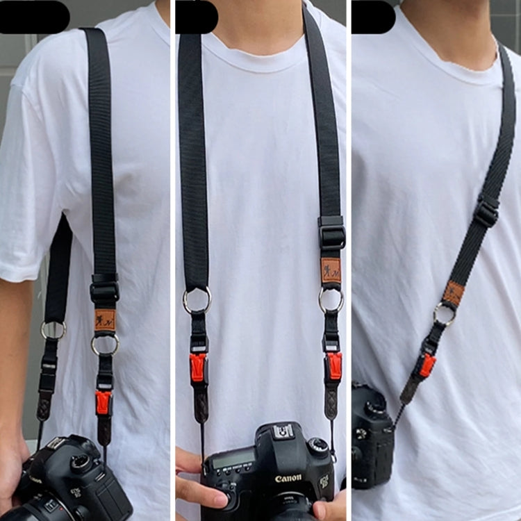 XJ03 Camera Shoulder Hanging Neck Strap(Khaki) - Camera Accessories by buy2fix | Online Shopping UK | buy2fix