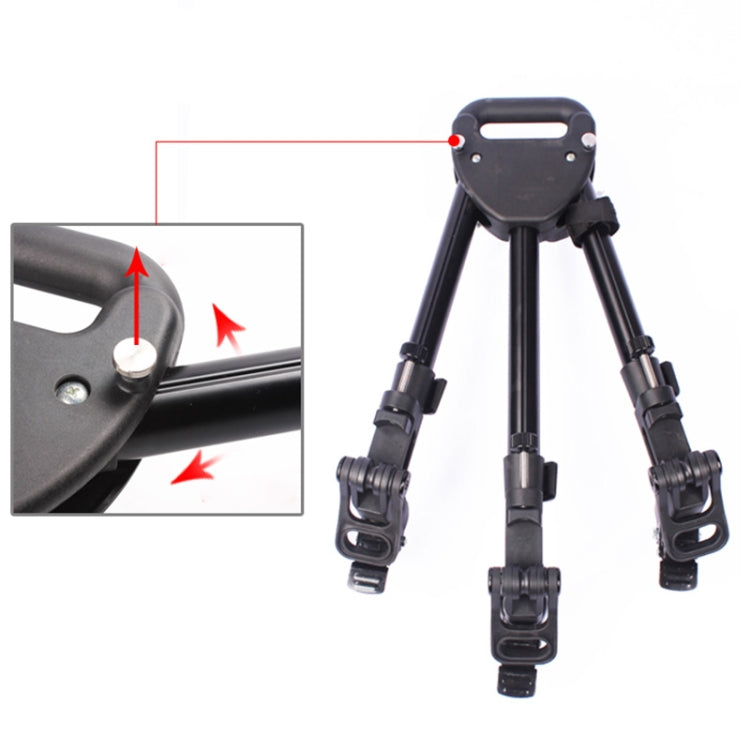 Fotopro DW60 Aluminium Alloy Camera Big Foot Wheel Tripod Pulley Base (Black) - Other Accessories by Fotopro | Online Shopping UK | buy2fix