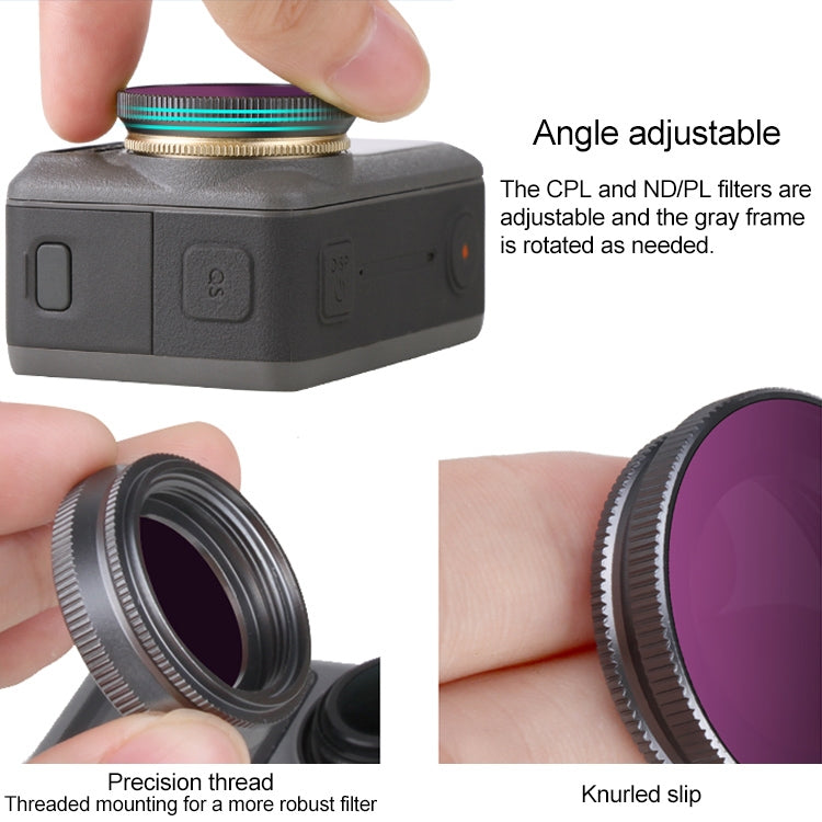 Sunnylife OA-FI171 ND32 Lens Filter for DJI OSMO ACTION - Lens Filter by Sunnylife | Online Shopping UK | buy2fix