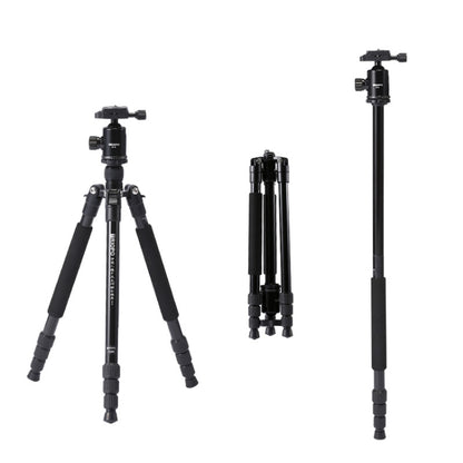 TRIOPO M2508 Multifunction Adjustable 4-Section Portable Aluminum Alloy Tripod Monopod with D-2A Ball Head for SLR Camera - Tripods by TRIOPO | Online Shopping UK | buy2fix