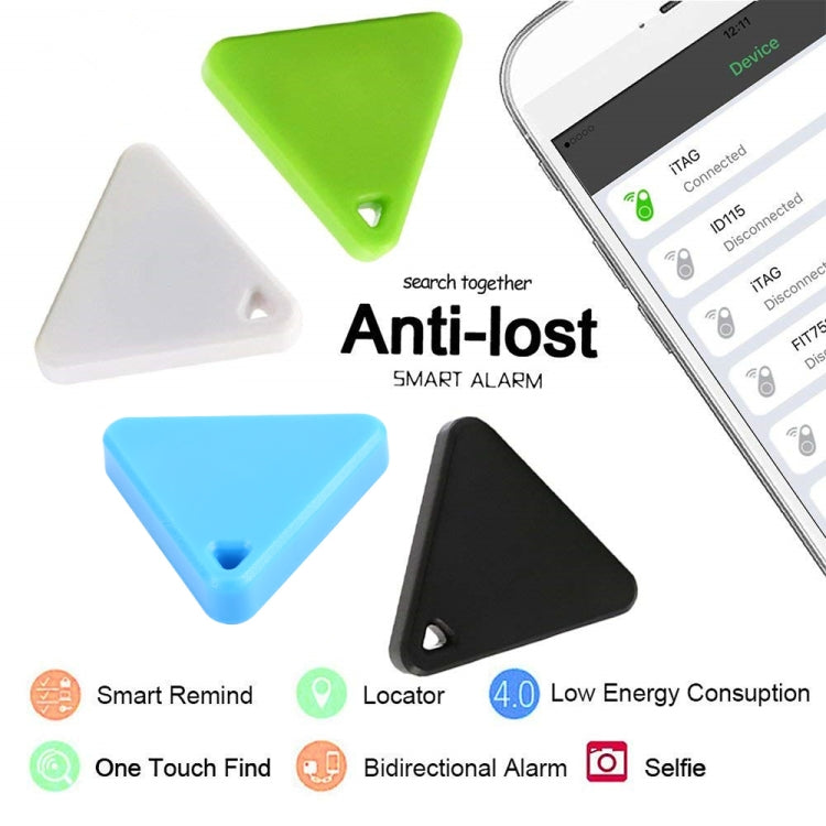 HCX003 Triangle Two-way Smart Bluetooth Anti-lost Keychain Finder (White) - Security by buy2fix | Online Shopping UK | buy2fix