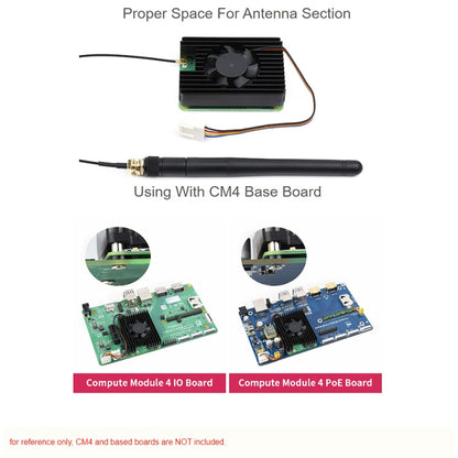 Waveshare Dedicated All-in-One 3007 Cooling Fan for Raspberry Pi CM4, Speed Adjustable, with Thermal Tapes - Modules Expansions Accessories by WAVESHARE | Online Shopping UK | buy2fix