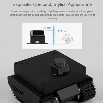 Waveshare D300 Developer Kit, DTOF Laser Ranging Sensor, 360 Omni-Directional Lidar, UART Bus - Consumer Electronics by WAVESHARE | Online Shopping UK | buy2fix