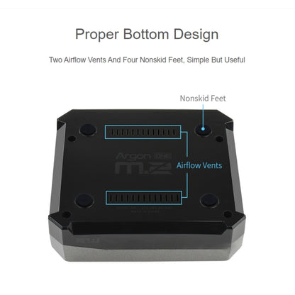 Waveshare Argon One M.2 Aluminum Case For Raspberry Pi 4, with M.2 Expansion Slot - Consumer Electronics by WAVESHARE | Online Shopping UK | buy2fix