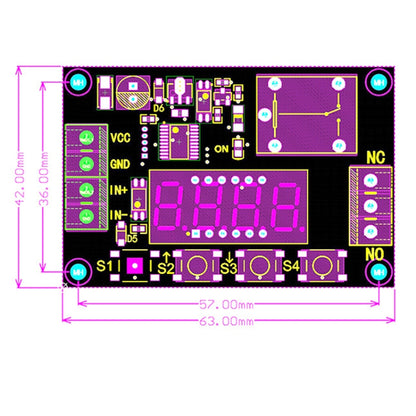 5V Time Relay Module Trigger OFF / ON Switch Cycle Timing Relay Board - Consumer Electronics by buy2fix | Online Shopping UK | buy2fix